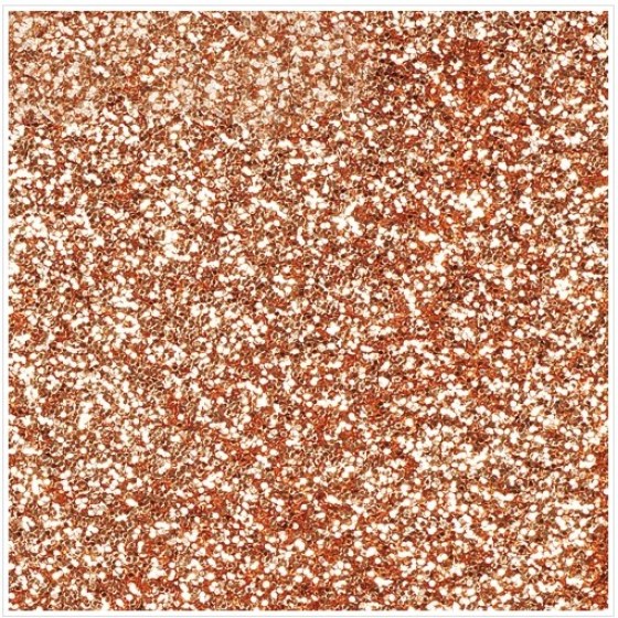 Brillant Glitter hellkupfer